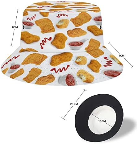 Food Pattern Sun Hat for Women Men