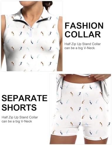 Golf Tennis Sleeveless Dress for Women