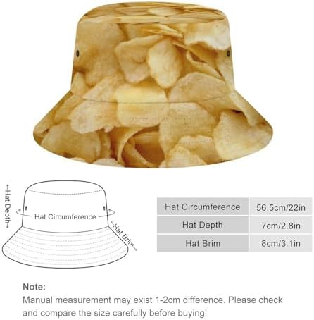 Playful Food Bucket Hat Hilarious Summer Beach Gift for Men Women
