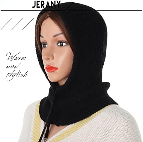 Jerany Balaclava Knit Winter Hat Scarf