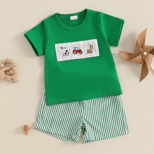 Covvoliy Baby Boy Summer Outfit Set