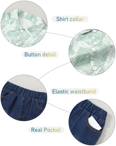 CocoRARA Toddler Boys Beach Set