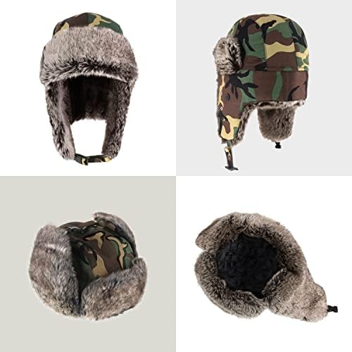 CHOKLIDS WaterproofWinter Trappers Ushanka Hat Gift
