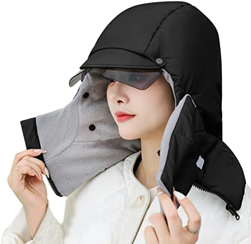 TINAYAUE 4-in-1 Waterproof Ski Hat