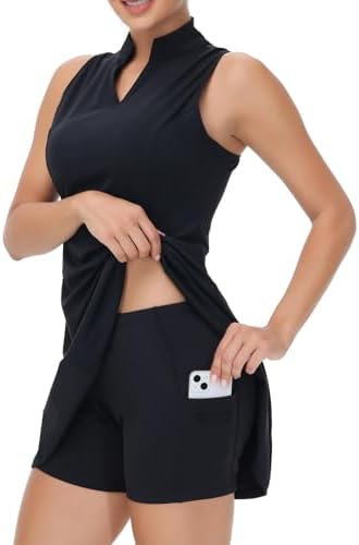 Tennis Golf Workout Deposit Set for Women Athletic Golf Dresses