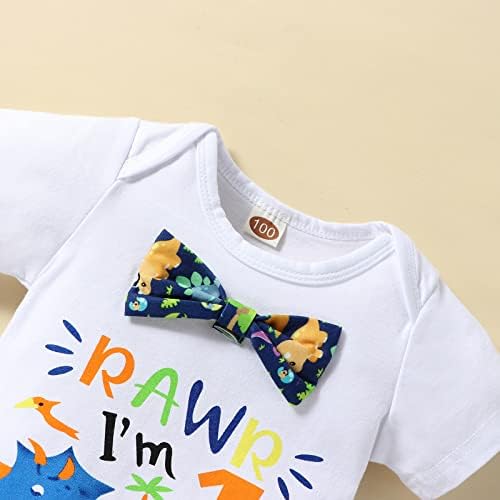 Beleva Baby Boys 1st Birthday Romper Suspenders Set