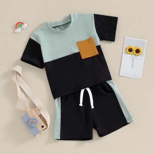 Baby Boy 4th of July Outfit Short Set