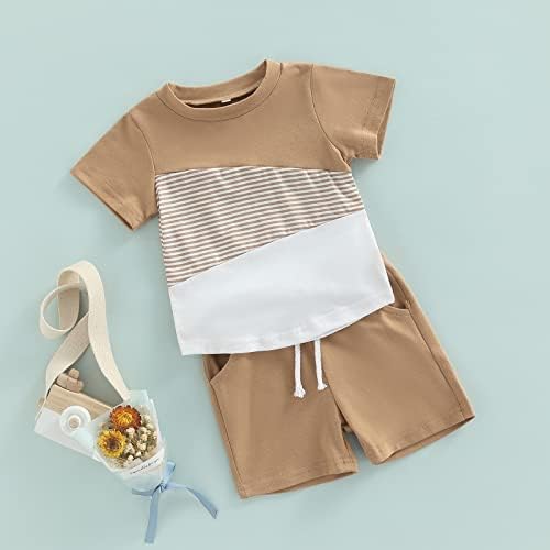 Mubineo Summer T-Shirt Shorts Set for Boys lounging wear