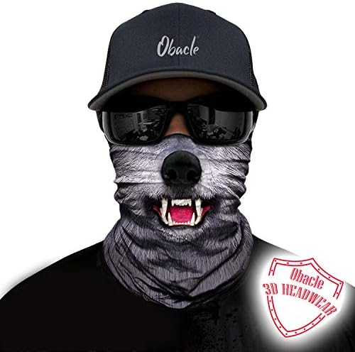 Obacle Animal Face Mask Neck Gaiter for Sun Dust Wind Protection