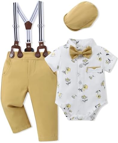 Baby Boy Tuxedo Suits Set