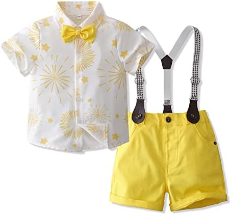 Tiepant Boys Fireworks Wedding Shorts Suit