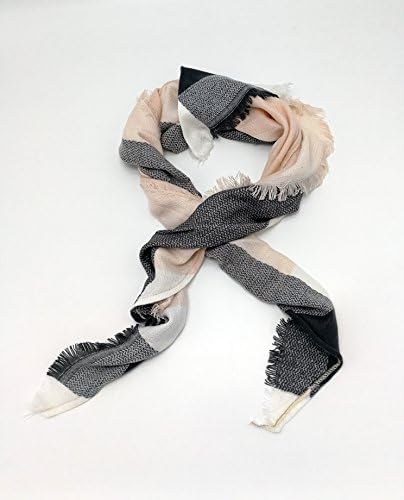 Wander Agio Womens Fashionable Temperature-Resistant Shawl Plaid Print Comfortable Winter Wear