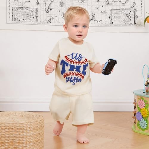 Baby Boys Baseball Outfit Soft and Comfortable
