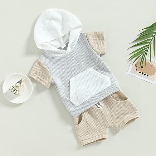Cute Short Sleeve Hoodie for Baby