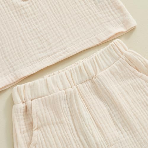 Little gentleman button-up short set