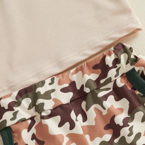 Chloefairy Toddler Boy Hunting Camo Set