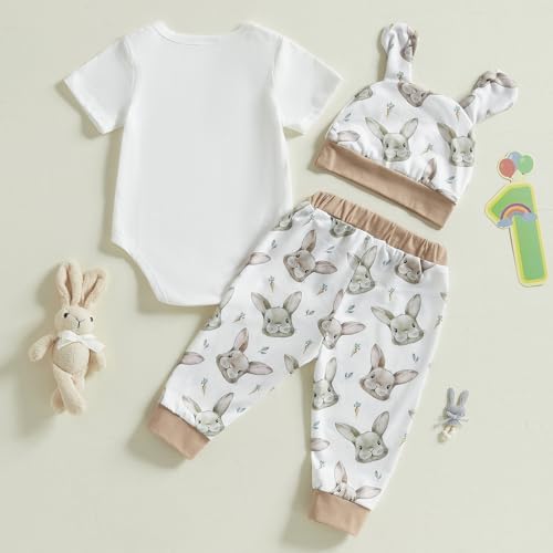 Newborn Baby Boy Girl Easter 3-Piece Outfits Set