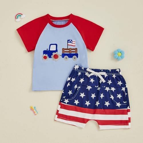 4th of July Patriotic Toddler Set - Comfort Style