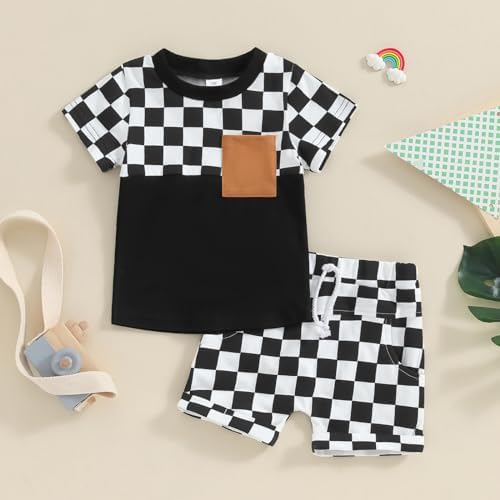 Karesoull Toddler Baby Boy Summer Clothes Set