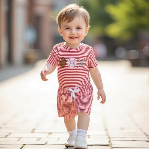 DSOKUHIB Toddler Baseball Outfit for Boys and Girls