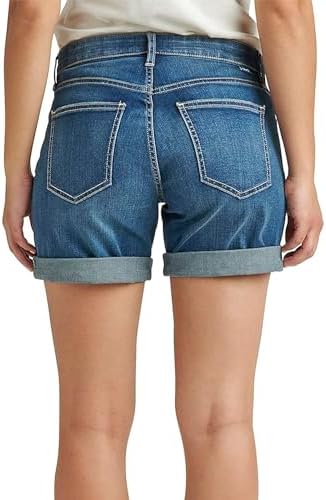 JAG Petite Alex Mid-Rise Jean Short for Women