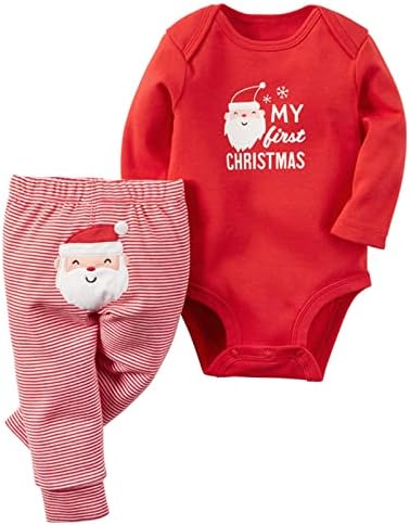 ZYXTIM Christmas Romper Set for Baby Boy Girl
