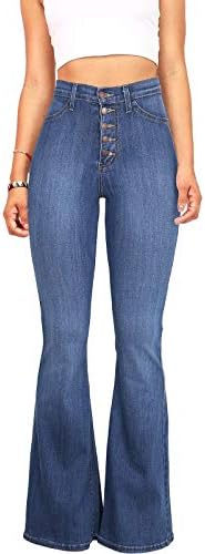 Silvia Curvy Activewear Slim Fit Bootcut Jeans Womens Plus Size