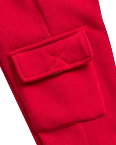 Quad Seven Kids Cozy Sherpa Fleece Jogger Set for Boys 2T-7