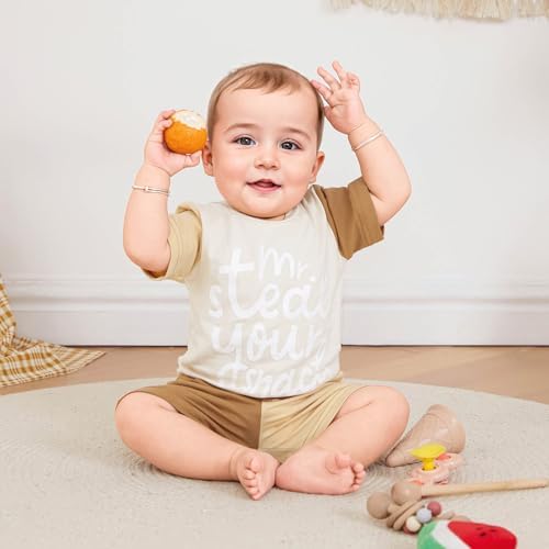 FOCUSNORM Baby Boy Summer Outfit Set 2 Pcs