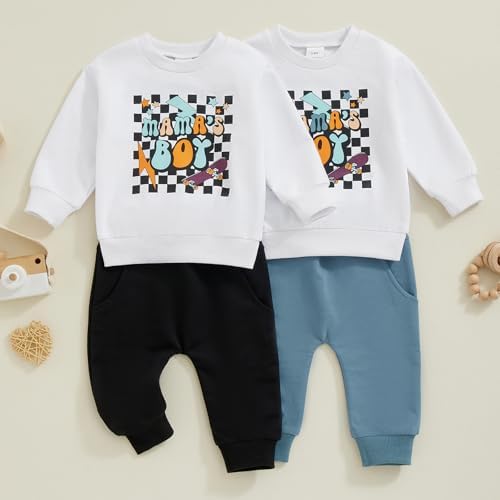 Long Sleeve Baby Boy Outfit - Cozy Winter Set for Toddler