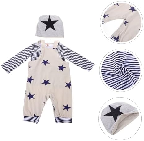 Homoyoyo Boys Star Print Preschool Clothing Set Fun Playful Newborn Toddler