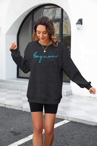 Mama Pullover Top Mom Leopold Graphic Soft Cotton Blend