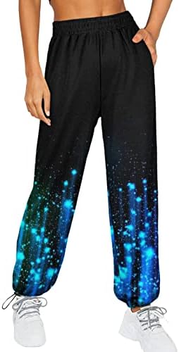 UNIKsnap Womens Unisex Baggy High Waist Sweatpants for Fall-Winter