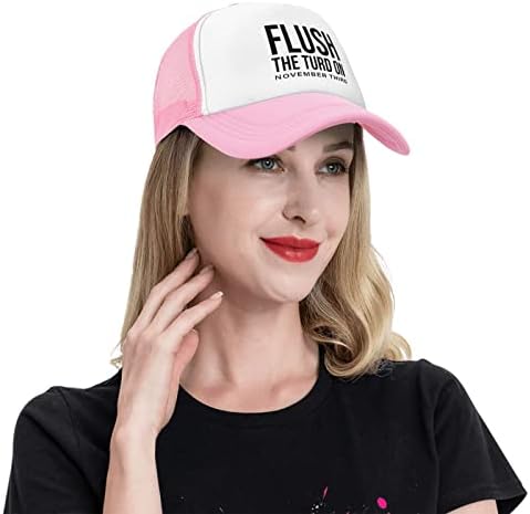 Funny Baseball Cap Adjustable for Men Women Pink
