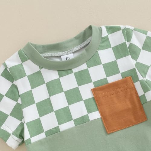 Yoawdats Baby Boy Summer Outfit 2Pcs Set