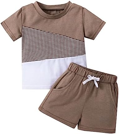 Summer Toddler Boy Shirt and Shorts Set