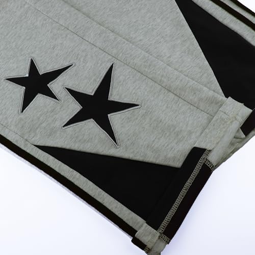 ZUNQKG Y2K Star Patchwork sweatpants for women
