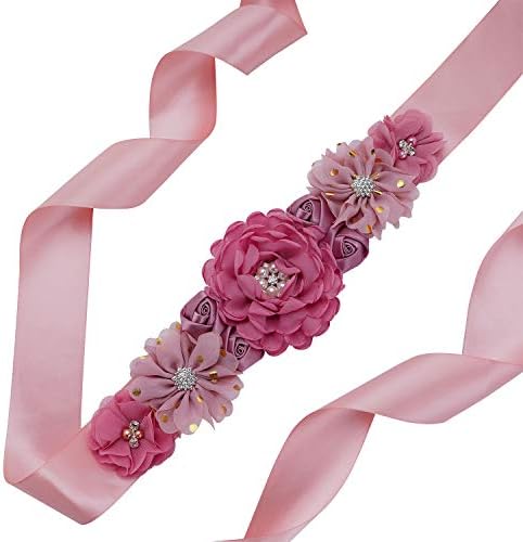 Elegant Floral Maternity Sash