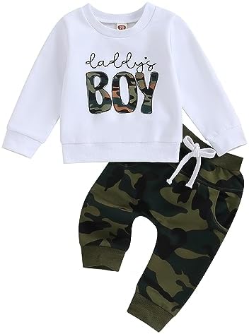Toddler boy falling season clothing set Amnnchya
