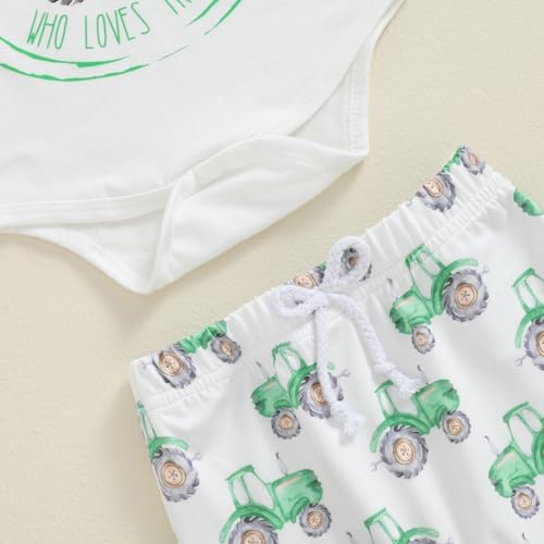 US-Bred Newborn Baby Tractor Outfit