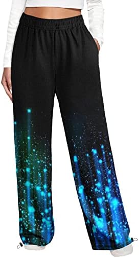 UNIKsnap Womens Unisex Baggy High Waist Sweatpants for Fall-Winter