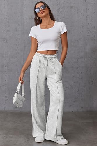 MI ROMIHO Womens Wide Leg Sweatpants