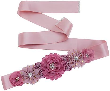 Elegant Floral Maternity Sash