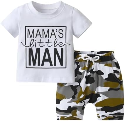Rebey Baby Boy Summer 2PCS Outfit Set 1