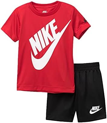 Nike Baby Boys 2-Piece Shorts Set Outfit - University Red 24 Months