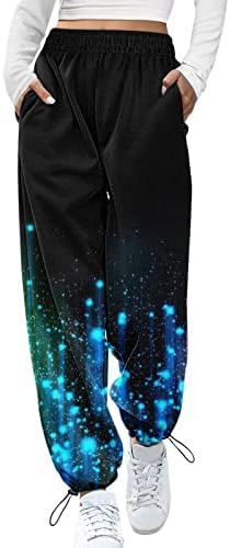 UNIKsnap Womens Unisex Baggy High Waist Sweatpants for Fall-Winter