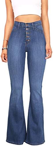 Silvia Curvy Activewear Slim Fit Bootcut Jeans Womens Plus Size