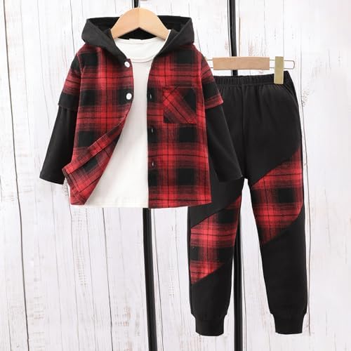 Generic Korean Plaid 2025 Plaid Outfit Set 2Pc