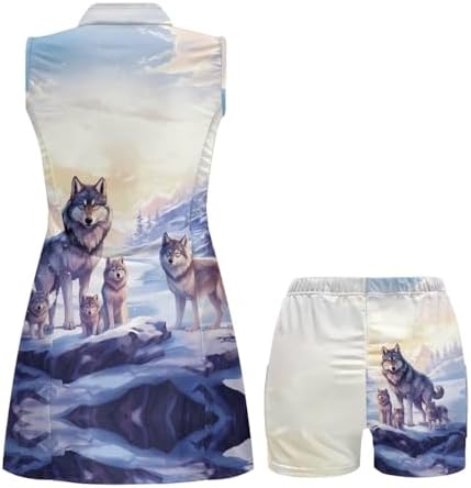Showudesigns - Comfortable Athletic Golf Dress Set for Women