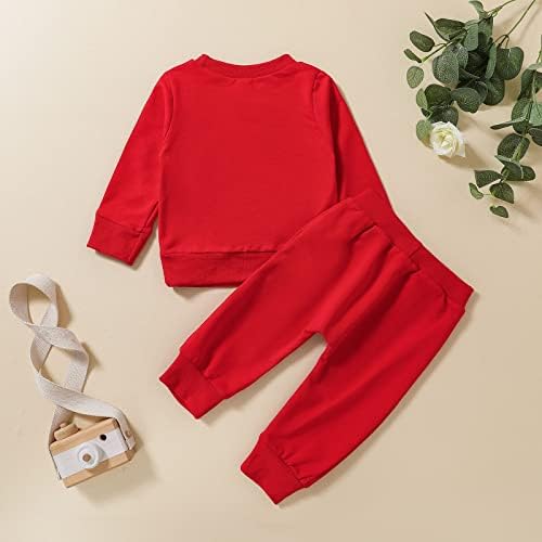Fun comfy Christmas Outfit for Toddlers Boys 2PACK - Santa Letter Prints